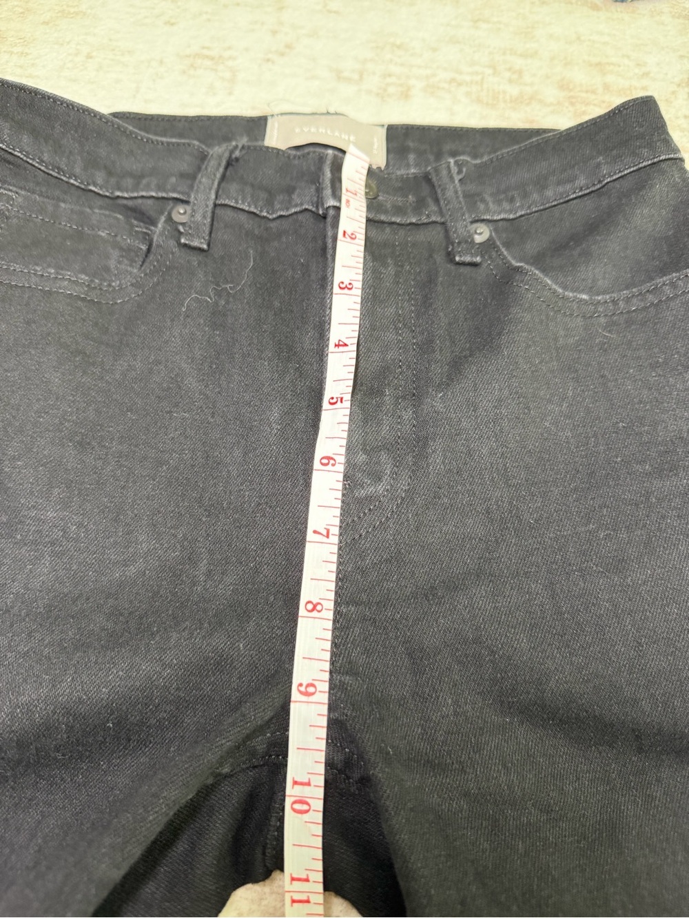 Everlane Straight Leg Black Jeans Women’s Size 27 - Picture 8 of 9